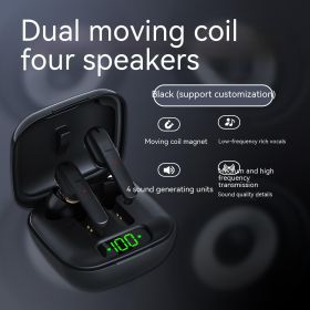 Heavy Bass Double Ring Four Speaker Bluetooth Headset