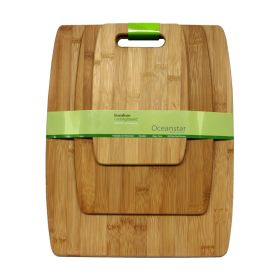 Oceanstar 3-Piece Bamboo Cutting Board Set CB1156