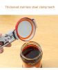 Adjustable Multi-Function Bottle Cap Opener Stainless Steel Lids Off Jar Opener Labor-Saving Screw Can Opener For Kitchen Tools