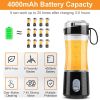 Portable Electric Juicer Cup Fruit Blender Maker Bottle Mixer USB Rechargeable