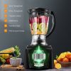 8 Cup Food Processor 500W Variable Speed Blender Chopper with 3 Blades