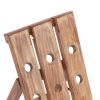 Wine Rack for 15 Bottles 10.2"x19.7"x27.6" Solid Reclaimed Wood