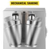 110V Electric Milk Tea Shaker Machine,120W Stainless Steel Double-Cup Shaker Machine, Silver