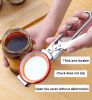 Adjustable Multi-Function Bottle Cap Opener Stainless Steel Lids Off Jar Opener Labor-Saving Screw Can Opener For Kitchen Tools