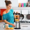 1500W Smoothie Maker High Power Blender with 10 Speeds