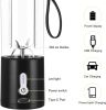 Portable Blender Smoothies Fruit Vegetable Juicer Machine USB Rechargeable Mixer