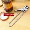 Adjustable Multi-Function Bottle Cap Opener Stainless Steel Lids Off Jar Opener Labor-Saving Screw Can Opener For Kitchen Tools