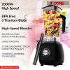 Professional Blender Electric Blenders Countertop Soup Smoothie Shake Mixer Food Blend Grind 2000Watt 5 Core JB 2000M