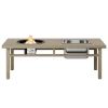 Best Stainless Steel Ice Tub Aluminum Rectangle Fire Pit Table Gas Propane Outdoor Firepit Table For Outside Patio Garden