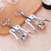 Wine Opener Stainless Steel Red Wine Opener Wing Type Metal Sommeliers Corkscrew Bottle Openers Corkscrews Wine Cork Remover