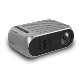 Projector Home Mini HD Mini Portable Projector (Option: Silver-UK)