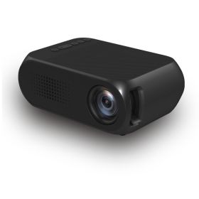 Projector Home Mini HD Mini Portable Projector (Option: Black-UK)