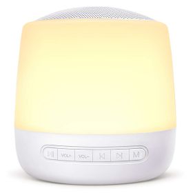 White Noise, Non-Circulating Speakers, To Help Calm The Nerves And Sleep, Touch Colorful Lights (Color: White)