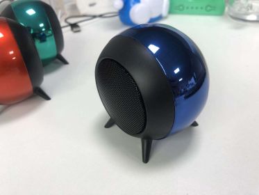 Subwoofer High Volume Wireless Audio Bluetooth (Color: Blue)