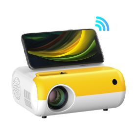 The New Children'S Smart Projector Hd Supports 1080P (Option: Blue and white onscreen versi-EU)