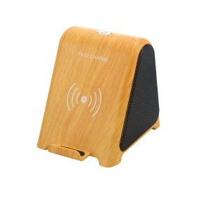 Double Speaker Subwoofer Small Speaker (Option: Wood grain-USB)