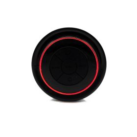 Waterproof Bluetooth Speaker Portable Speaker Mini Bathroom Speaker (Option: Without radio-Red)