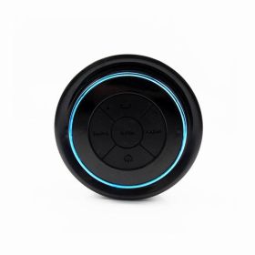 Waterproof Bluetooth Speaker Portable Speaker Mini Bathroom Speaker (Option: Without radio-Blue)