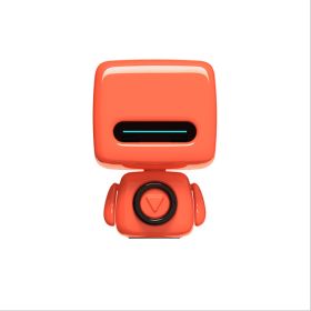 Mini Cute Portable Small Steel Cannon Wireless Speaker (Color: Orange)