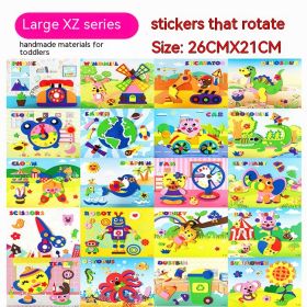 Creative Printed 3D Stickers For Children (Option: P)