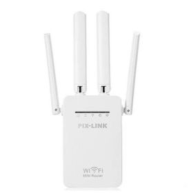 Antenna WIFI signal amplifier wireless repeater (Option: White-EU)