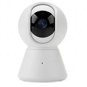 Night vision home gimbal surveillance camera (Option: White-Cloud Ant US)