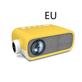 Portable Hd Mini Projector Led Mini Projector (Option: Yellow EU)