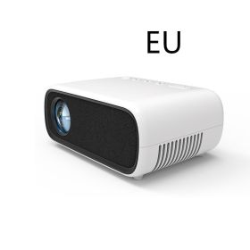 Portable Hd Mini Projector Led Mini Projector (Option: White EU)