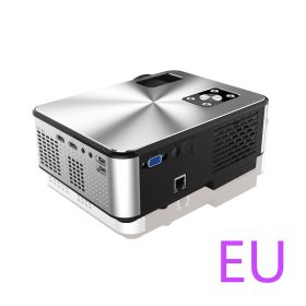 HD Home Multi-function Projector 1080P Home (Option: Black-EU)