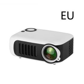 Home Support 1080P HD Projection Children's Projector (Option: White-EU)