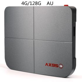 4G/128G dual-band WIFI with Bluetooth 8K TV BOX (Option: 4G 128G-AU)