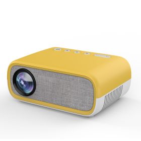 Smart Mini Portable LED Projector Multimedia Home Beamer (Option: Yellow-AU)