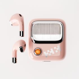 TWS Semi In Ear True Wireless Bluetooth (Option: Pink-X 1)