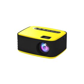 The New T20 Mini Projector Home HD (Option: Yellow-AU)