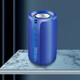 Outdoor Portable Subwoofer New Small Speaker (Option: Blue-ordinary)