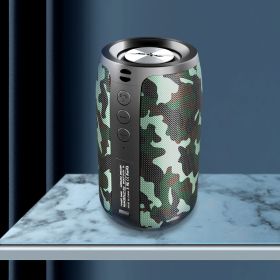 Outdoor Portable Subwoofer New Small Speaker (Option: Black-Camouflage)