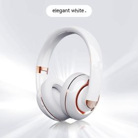 Bluetooth Wireless Headphones With Microphone (Option: Athens White)