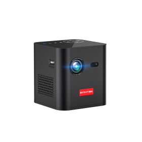 4K Rechargeable Miniature Mini Portable DLP Projector (Option: P19-US)