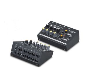 8-channel Mini Mixer Mini Mixer Mixer Stereo Audio Mixer (Option: Black-EU)