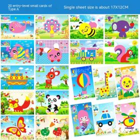 Creative Printed 3D Stickers For Children (Option: B)