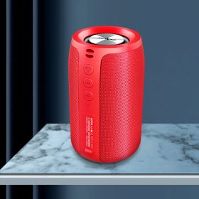 Outdoor Portable Subwoofer New Small Speaker (Option: Red-ordinary)