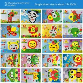 Creative Printed 3D Stickers For Children (Option: I)