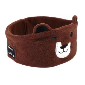 Bluetooth Headset Animal Turban Sleep (Option: Bear-USB)