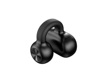 Wireless Bluetooth Headset Clip-on Painless Exercise Earphones (Option: Black OPP Bag)