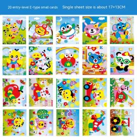 Creative Printed 3D Stickers For Children (Option: H)