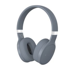 Wireless Sports Headset Folding Bluetooth Headset (Color: Grey)