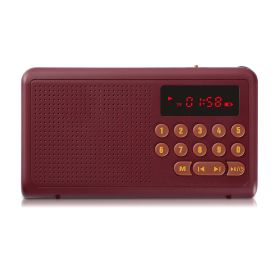 New Portable Card Speaker English Player (Option: Red-4G English-USB)