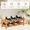 Kitchen Natural Bamboo Products Wine Rack Display Storage Holder  Shelf