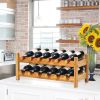 Kitchen Natural Bamboo Products Wine Rack Display Storage Holder  Shelf