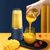 Portable Electric Juicer 400ml Lemon Orange Fruit Squeezer Multifunction Mixer Fruit Smoothie Blender Household Appliances